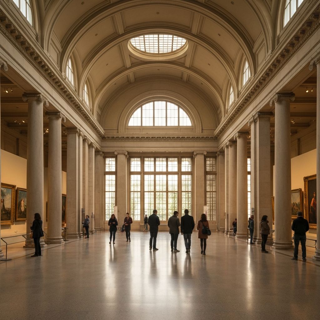 Grand museum interior